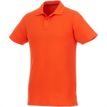 Logo trade advertising products image of: Helios short sleeve men's polo