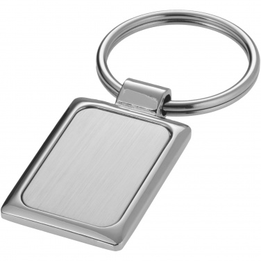 Logotrade promotional item picture of: Sergio rectangular metal keychain