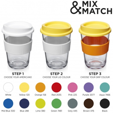 Logo trade promotional gifts picture of: Americano® Cortado 300 ml tumbler with grip