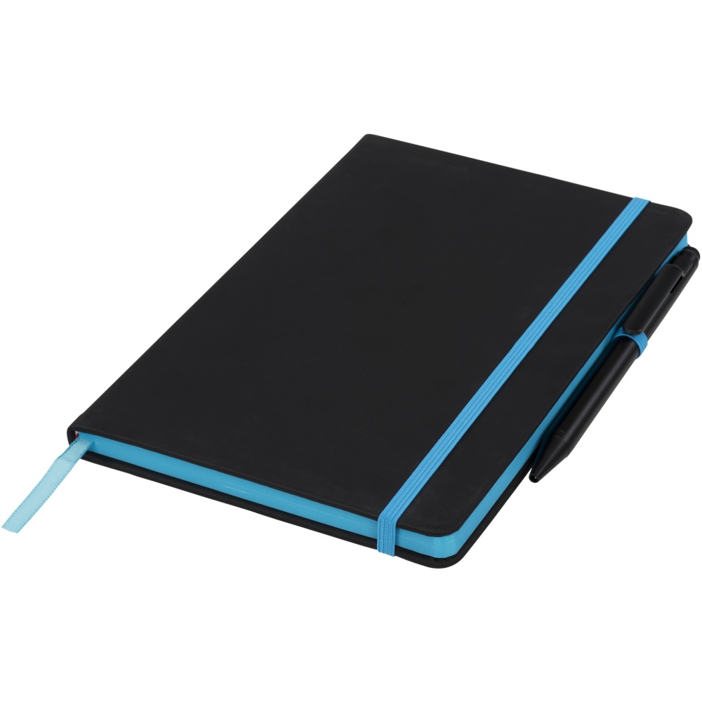Logo trade promotional products image of: Noir Edge medium notebook