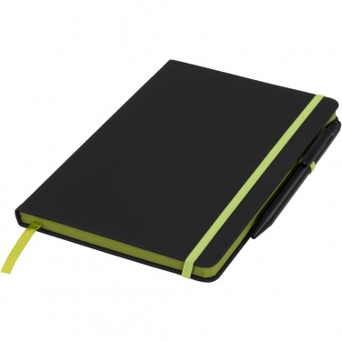 Logo trade promotional gifts picture of: Noir Edge medium notebook