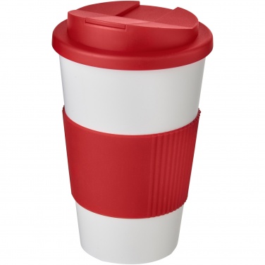 Logo trade promotional items picture of: Americano® 350 ml tumbler with grip & spill-proof lid