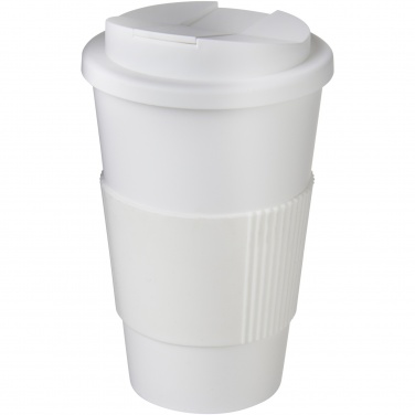 Logotrade business gifts photo of: Americano® 350 ml tumbler with grip & spill-proof lid