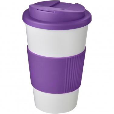 Logotrade promotional items photo of: Americano® 350 ml tumbler with grip & spill-proof lid