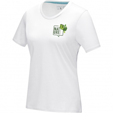 Logo trade promotional merchandise picture of: Azurite short sleeve women’s organic t-shirt