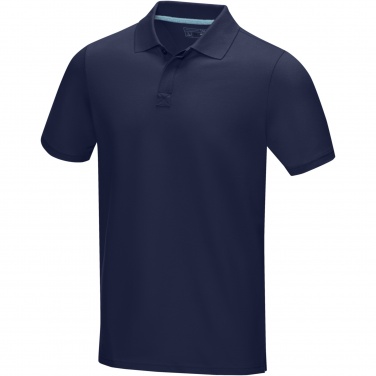 Logo trade corporate gifts picture of: Graphite short sleeve men’s organic polo