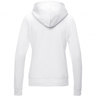 Logo trade promotional merchandise picture of: Ruby women’s organic recycled full zip hoodie