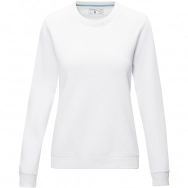 Logotrade promotional product image of: Jasper women’s organic recycled crewneck sweater