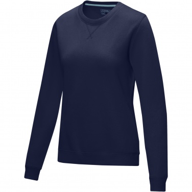 Logo trade promotional merchandise photo of: Jasper women’s organic recycled crewneck sweater