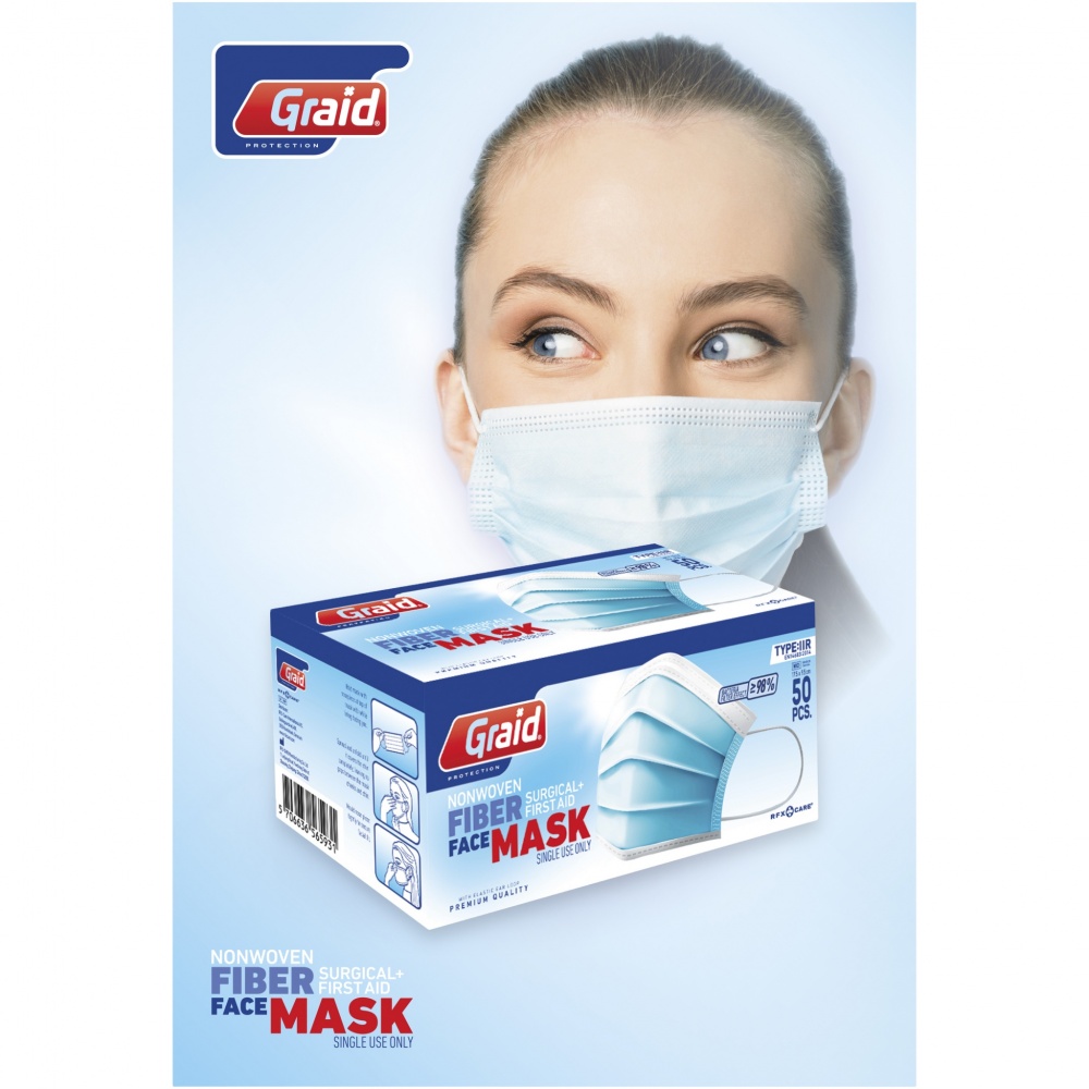 Logo trade promotional item photo of: Moore type IIR face mask