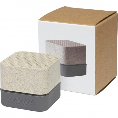 Logotrade promotional merchandise image of: Aira wheat straw Bluetooth® speaker