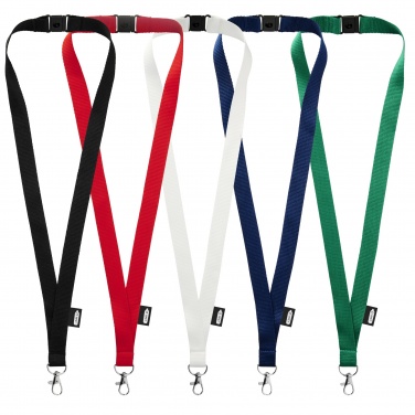 Logotrade promotional giveaways photo of: Tom recycled PET lanyard with breakaway closure