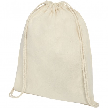 Logotrade corporate gift picture of: Oregon 140 g/m² cotton drawstring bag 5L