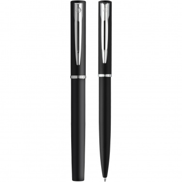 Logo trade promotional product photo of: Waterman Allure ballpoint and rollerball pen set