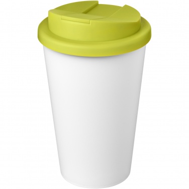 Logo trade business gift photo of: Americano® Eco 350 ml recycled tumbler with spill-proof lid
