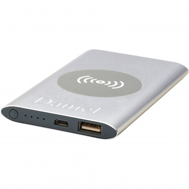 Logo trade promotional item photo of: Juice 4000mAh wireless power bank 