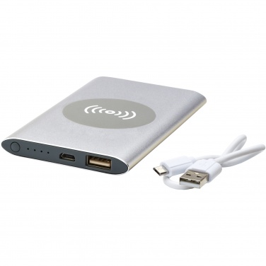 Logo trade promotional gift photo of: Juice 4000mAh wireless power bank 