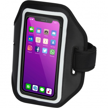 Logo trade advertising products picture of: Haile reflective smartphone bracelet with transparent cover