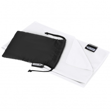 Logo trade promotional merchandise picture of: Raquel cooling towel made from recycled PET 80x30 cm