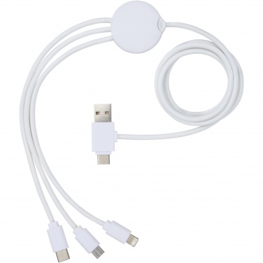 Logo trade promotional items picture of: Pure 5-in-1 charging cable with antibacterial additive