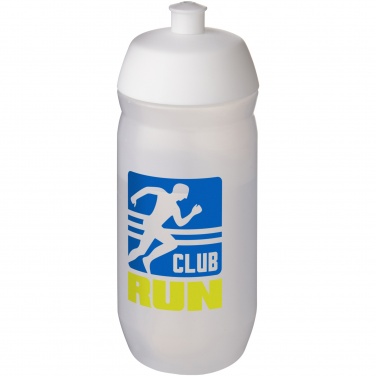 Logotrade promotional item image of: HydroFlex™ Clear 500 ml squeezy sport bottle