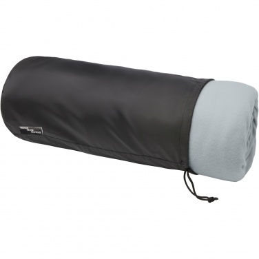 Logotrade promotional merchandise picture of: Marigold GRS certified RPET polar fleece and sherpa blanket