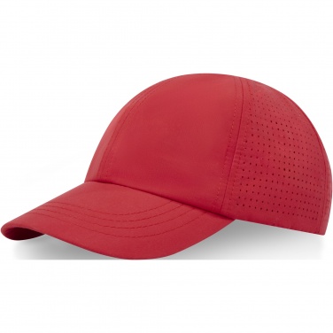 Logo trade promotional merchandise image of: Mica 6 panel GRS recycled cool fit cap