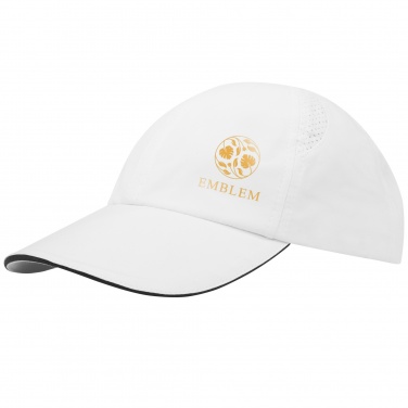 Logotrade advertising product picture of: Morion 6 panel GRS recycled cool fit sandwich cap