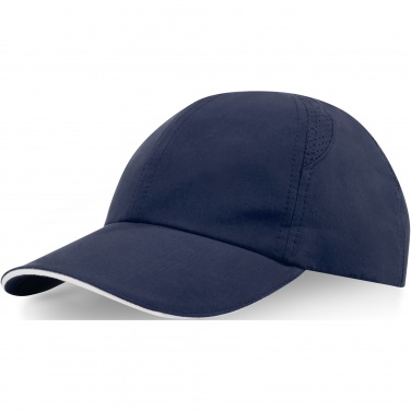Logotrade promotional giveaway image of: Morion 6 panel GRS recycled cool fit sandwich cap