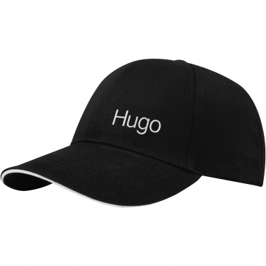 Logotrade promotional items photo of: Topaz 6 panel GRS recycled sandwich cap