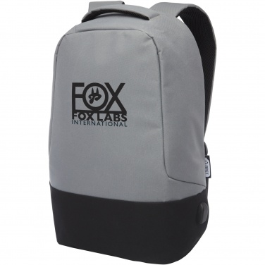 Logotrade promotional giveaway image of: Cover GRS RPET anti-theft backpack 18L