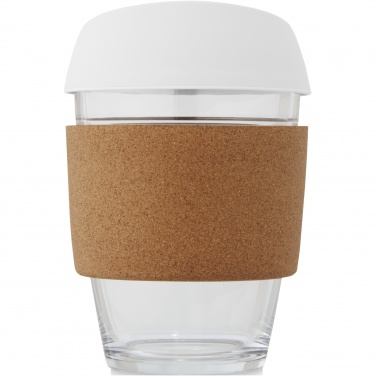 Logotrade promotional merchandise photo of: Lidan 360 ml borosilicate glass tumbler with silicone lid