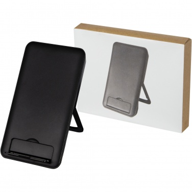 Logotrade promotional product image of: Loop 10W recycled plastic wireless charging pad with phone stand