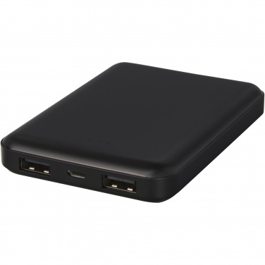 Logotrade advertising products photo of: Gleam 5000 mAh ultra slim light-up power bank
