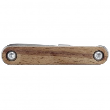 Logo trade promotional merchandise picture of: Fixie 8-function wooden bicycle multi-tool