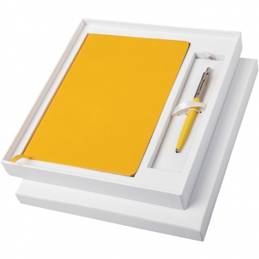 Logotrade promotional item image of: Parker Classic notebook and Parker pen gift box