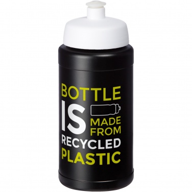 Logo trade promotional giveaways image of: Baseline 500 ml recycled sport bottle