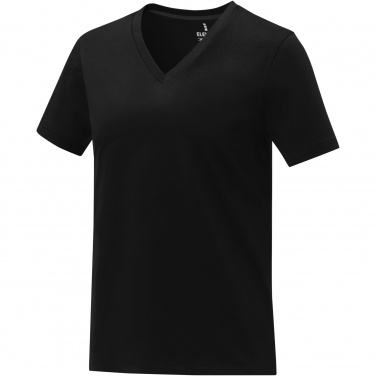 Logotrade advertising product picture of: Somoto short sleeve women's V-neck t-shirt 