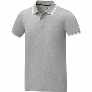 Logo trade corporate gifts image of: Amarago short sleeve men's tipping polo