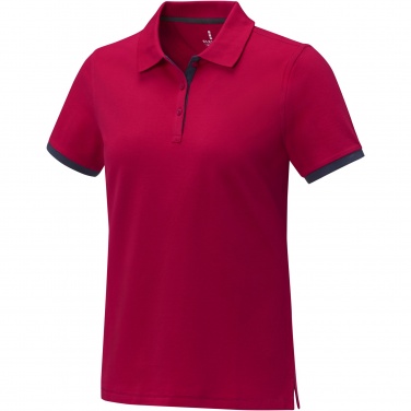 Logotrade promotional gifts photo of: Morgan short sleeve women's duotone polo