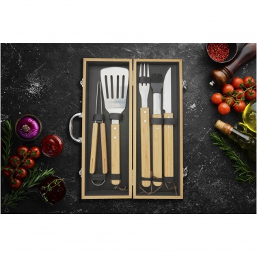 Logotrade promotional item image of: Churras 5-piece BBQ set
