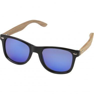 Logotrade promotional merchandise photo of: Hiru rPET/wood mirrored polarized sunglasses in gift box