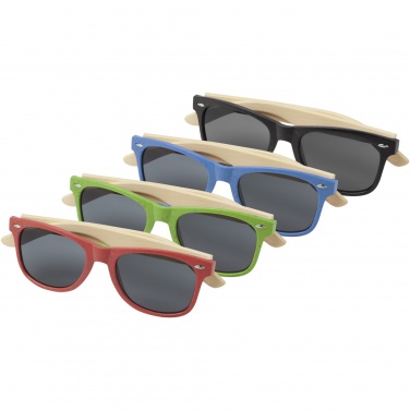 Logo trade promotional merchandise picture of: Sun Ray bamboo sunglasses