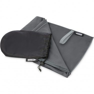 Logo trade promotional gifts picture of: Pieter recycled PET ultra lightweight and quick dry towel 130 x 80 cm
