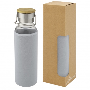 Logo trade promotional gifts image of: Thor 660 ml glass bottle with neoprene sleeve