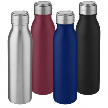 Logo trade advertising products picture of: Harper 700 ml stainless steel water bottle with metal loop