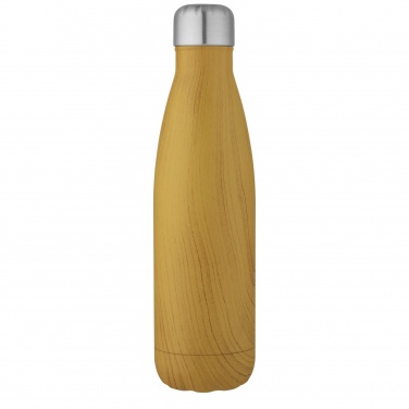 Logotrade promotional merchandise image of: Cove 500 ml vacuum insulated stainless steel bottle with wood print