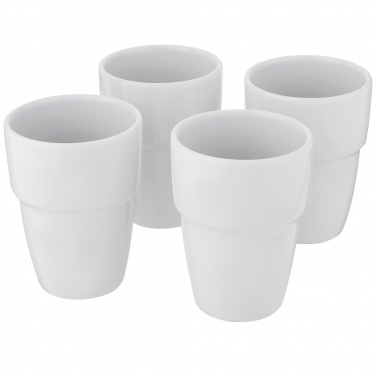 Logotrade corporate gift image of: Staki 4-piece 280 ml stackable mug gift set