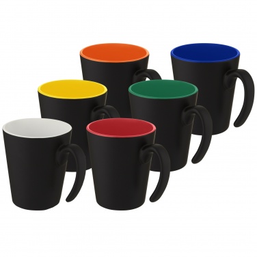 Logo trade promotional items image of: Oli 360 ml ceramic mug with handle