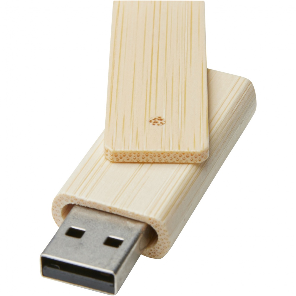 Logotrade promotional gift image of: Rotate 8GB bamboo USB flash drive